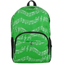 Zaino con pentagrammi (Colore Verde)