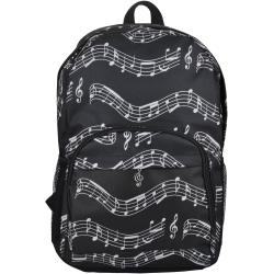 Zaino con pentagrammi (Colore Nero)