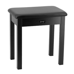 ffalstaff Panca per Pianoforte in Legno con Sedile in Eco-Pelle