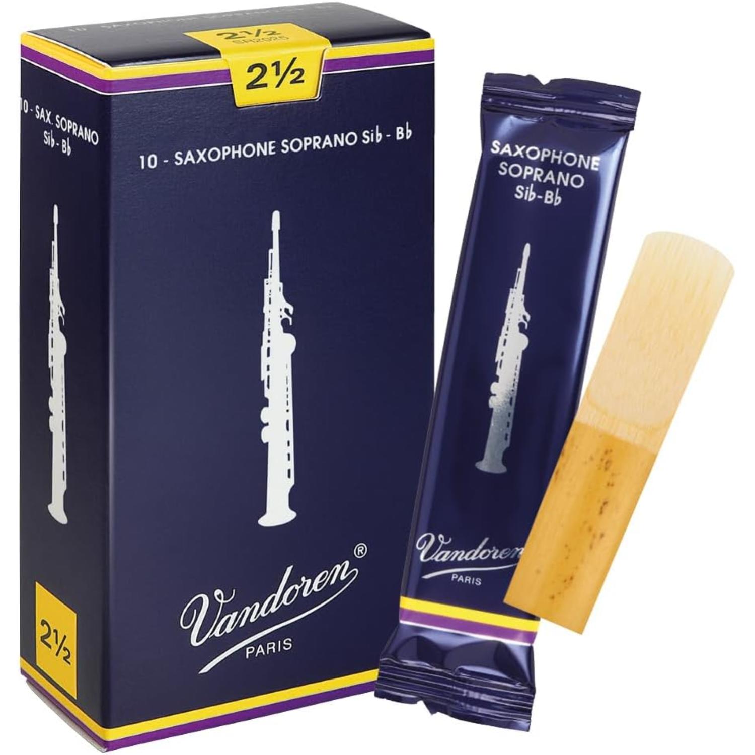 VANDOREN Ancia Sax Soprano "Traditional" n. 2 e 1/2