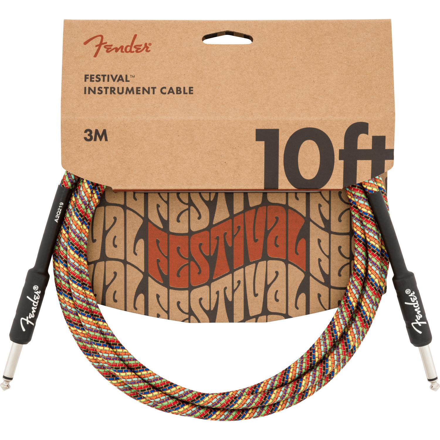FENDER Cavo Jack-Jack serie Rainbow (3 Metri)