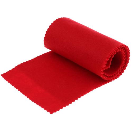 ffalstaff Panno copritastiera morbido per Pianoforte (rosso)