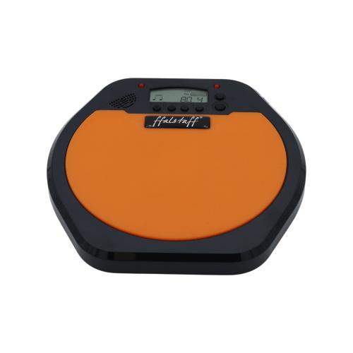 ffalstaff Pad Allenatore Elettronico Digitale da 8" con Metronomo e Display LCD (Arancione)