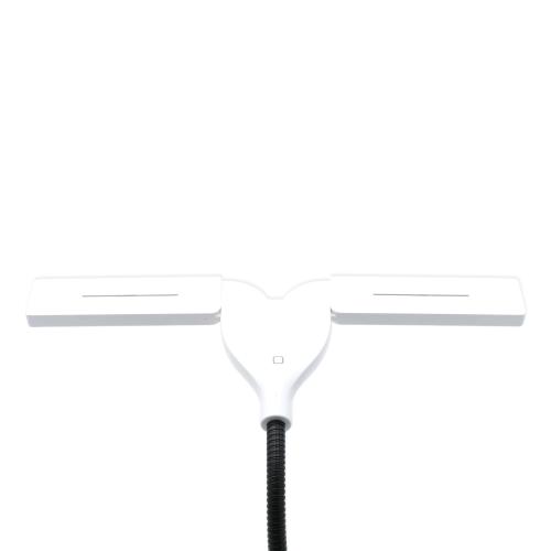 ffalstaff Luce a pinza da leggio con braccio regolabile 28 LED e 3 Livelli di Luminosità (Bianco)
