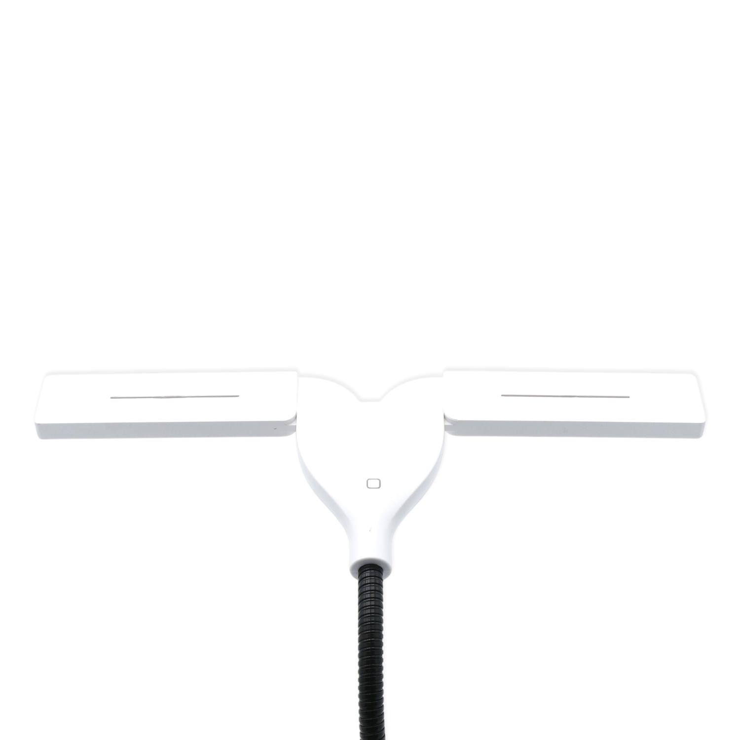 ffalstaff Luce a pinza da leggio con braccio regolabile 28 LED e 3 Livelli di Luminosità (Bianco)