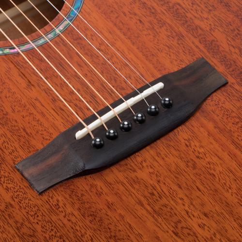 ffalstaff QZY-NT Chitarra Acustica Elettrificata Cutway con Tastiera e Ponte in Palissandro (Natural scuro)