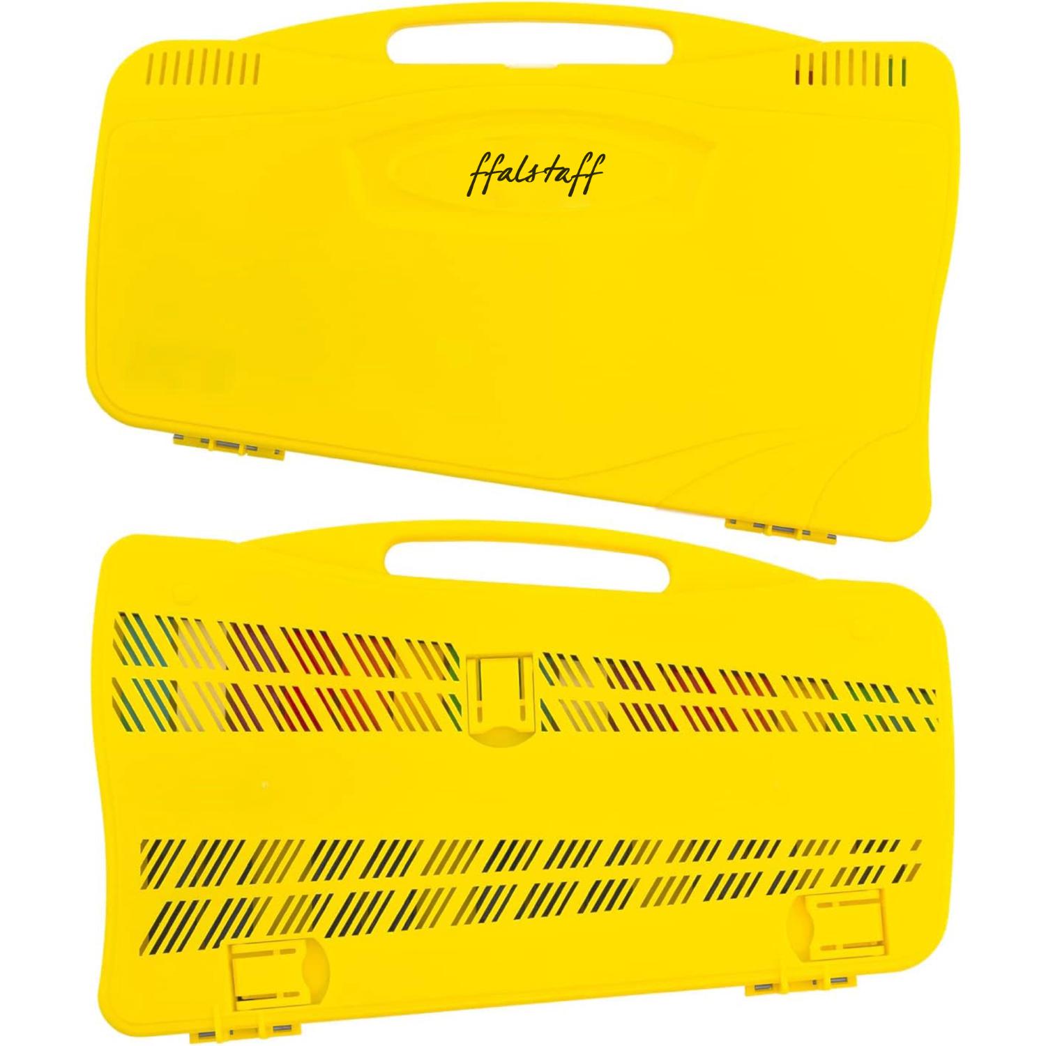 ffalstaff Metallofono Cromatico 25 Note con Piastre Colorate (Custodia Gialla) - (master carton da 10 pezzi)