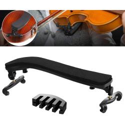 Spalliera Regolabile per Violino in gomma tipo Kun (4/4 e 3/4) con Sordina per Violino