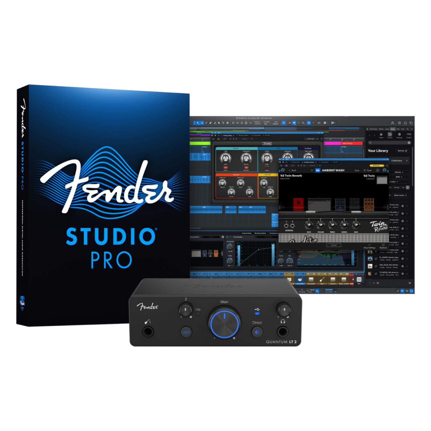 FENDER Interfaccia Audio USB-C Quantum LT2