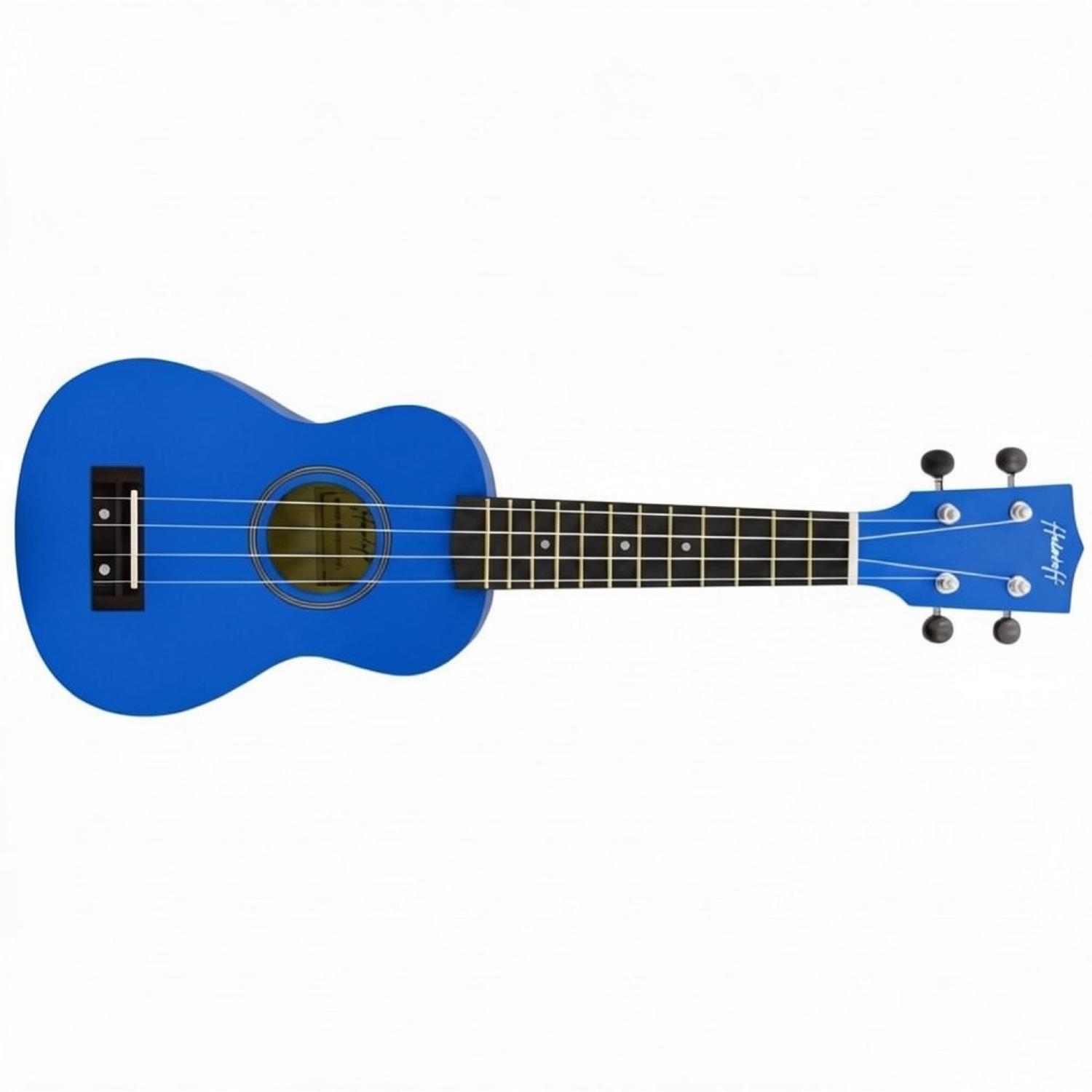 ffalstaff Ukulele Soprano 21" Superior Satinato con borsa, metodo rapido e kit 5 plettri (Blu)