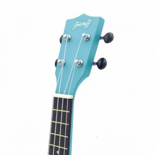 ffalstaff Ukulele Soprano 21" Superior Satinato con borsa, metodo rapido e kit 5 plettri (Celeste)