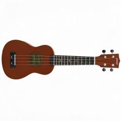 ffalstaff Ukulele Soprano 21" Superior Satinato con borsa (Natural Scuro)