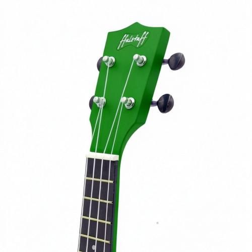 ffalstaff Ukulele Soprano 21" Superior Satinato con borsa, metodo rapido e kit 5 plettri (Verde)