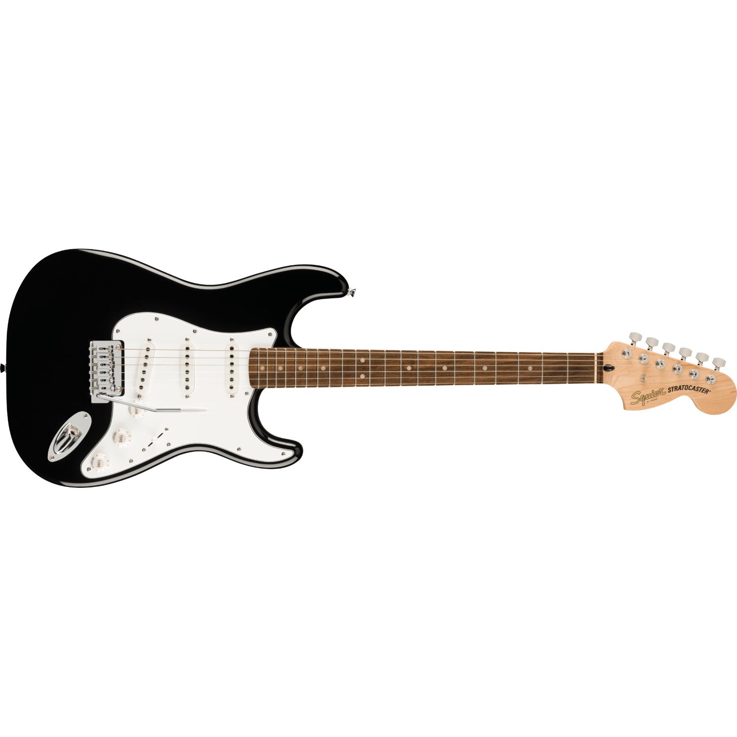 FENDER Squier Affinity Stratocaster -  Mustang Micro Pack (Chitarra + Ampli per cuffie + Cuffie + Borsa + Abbonamento per 3 mesi a Fender Play)