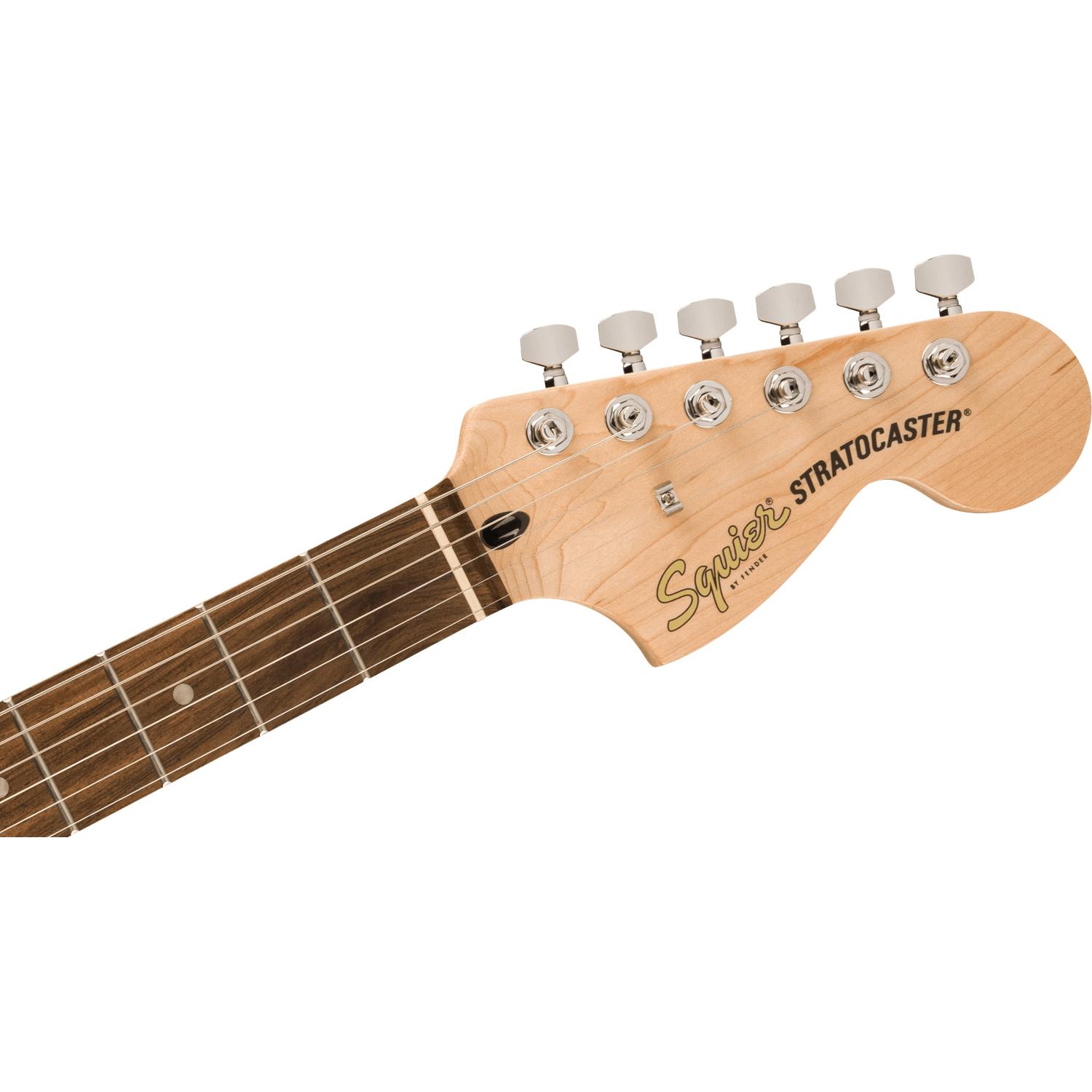 FENDER Squier Affinity Stratocaster -  Mustang Micro Pack (Chitarra + Ampli per cuffie + Cuffie + Borsa + Abbonamento per 3 mesi a Fender Play)