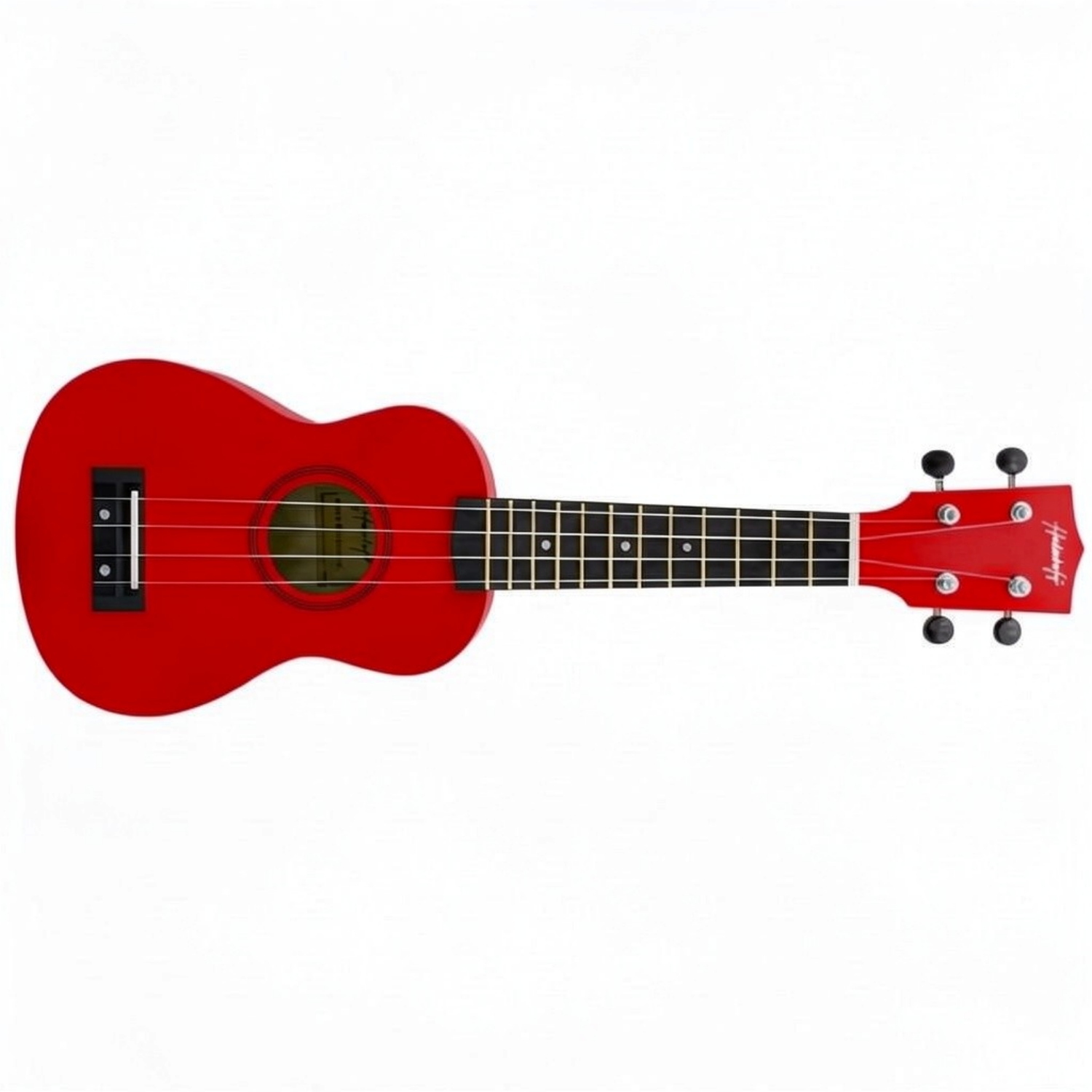 ffalstaff Ukulele Soprano 21" Superior Satinato con borsa, metodo rapido e kit 5 plettri (Rosso)