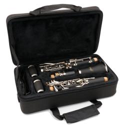 ffalstaff Clarinetto Sib 17 Chiavi Nichelate con Doppio Barilotto (Custodia Soft-Line)