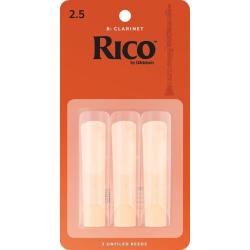 RICO RCA0325 Ance per Clarinetto Sib n.2 e 1/2 (Pack da 3)