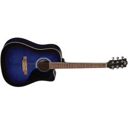 EKO Ranger CW EQ Blue Sunburst Chitarra Acustica Elettrificata Blue Sunburst