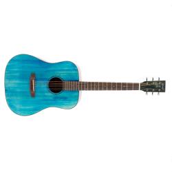 ffalstaff CD60 Chitarra Acustica con Top in Abete (Pastel Blue)