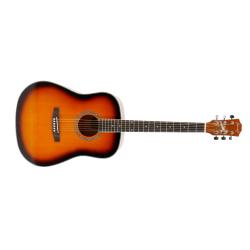 ffalstaff FG414 Chitarra Acustica con Top in Abete (Sunburst)