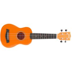 ffalstaff Ukulele Soprano 21" Superior Satinato con borsa (Arancione)