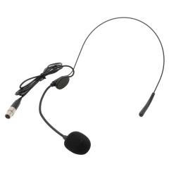 SINEXTESIS Microfono ad Archetto spinotto Mini XLR 3 poli (Colore Nero)