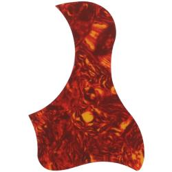 ALICE Battipenna per Chitarra Acustica Autoadesivo (Tartarugato Sagomato)