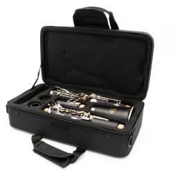 CONDUCTOR Clarinetto Sib 17 Chiavi Nichelate con Doppio Barilotto (Custodia Soft-Line)